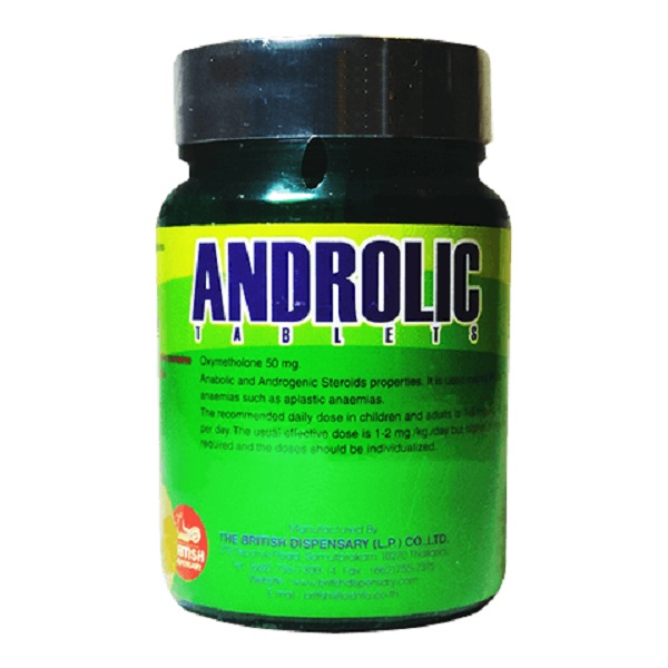 Androlic-Oxymetholone-50mg-100-Tabs-British-Dispensary